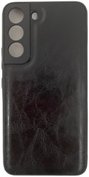 Husa de protectie spate pentru Samsung Galaxy S22 5G piele ecologica Negru ATX-BBL4487 