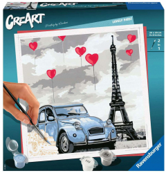 Pictura pe numere Paris Ravensburger 