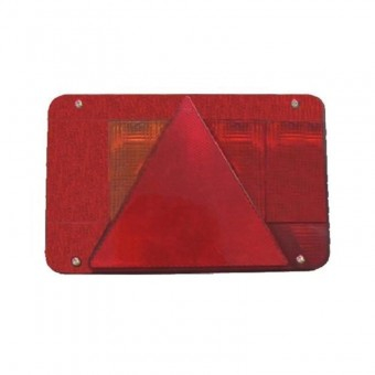 Lampa spate 5 functii cu triunghi 0100L Sertplas Stanga 24x14 