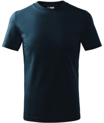 Tricou pentru copii - 100 Culoare albastru marin Marime 122 CM 