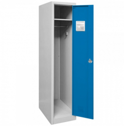 VESTIAR METALIC CU 1 USA COLOR ALBASTRU 300x500x1800 mm LxlxH Asamblat PLUS 