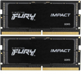 Kit memorie Laptop Kingston Fury Impact 32GB 2x16GB DDR5 4800MHz CL38 Dual Channel kf548s38ibk2-32 Resigilat 