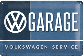 Placa metalica - Volkswagen Garage - 20x30 cm 