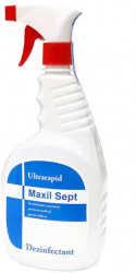 Dezinfectant Concentrat Maxil Sept Ultrarapid 1 l cu Pulverizator Uz Profesional - ATR-URD1L 