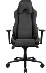 Scaun Gaming Arozzi Vernazza Vento, Soft fabric, Dark Grey 