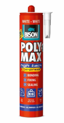 Adeziv si Etanseizant Bison Poly Max High Tack 425 g Culoare Alb Adeziv Universal - TEM428980 