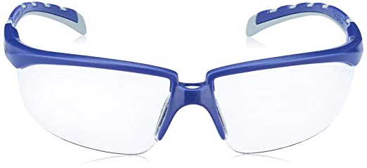 Ochelari de siguranta Solus 2000 cadru albastru/gri anti zgarieturi lentila transparenta 