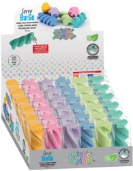 Radiera Burgo Culori Pastel 1 Bucata/blister Prezentare Pe Display 36 Bucati 