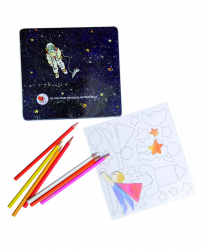 Set de desen cu piese magnetice Astronaut 