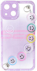 Toc TPU Smiley Chain Apple iPhone 13 mini Purple 