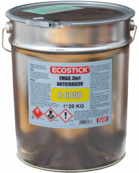 Vopsea email lucios anticoroziv 3in1 ECOSTICK 10KG Visiniu 