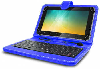 Husa Tableta Tastatura MRG L-404 10 Inch TypeC Albastru 