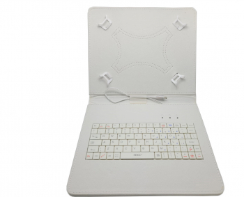 Husa Tableta Tastatura MRG L-462 9.7 Inch TypeC Alb 