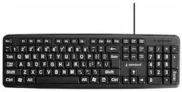 Tastatura pentru seniori Gembird KB-US-103 UK layout Negru 