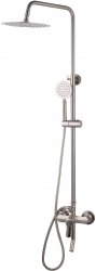 Coloana de dus TRENDY and rsquo S cu trei functii inox satinat