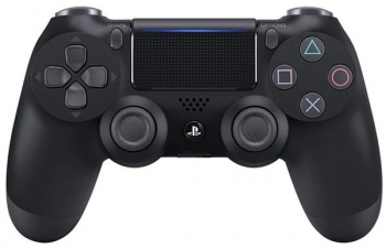 Joystick Wireless compatibil cu PS4 Double motor vibration 4 Iluminare ABS Negru 