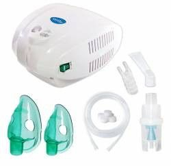 Aparat aerosoli Sanity Alergia Stop Inhaler nebulizator cu compresor MMAD 3 microni cupa medicamente 10 ml 