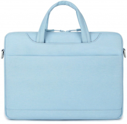 Geanta pentru laptop cu buzunar frontal 13 high quality antisoc material textil Bleu HUR- BBL4867 