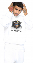 Hanorac Barbati Alb - Give me space S 