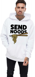Hanorac Barbati Alb - Send Noods L 