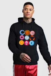 Hanorac Barbati Negru - Circle M 