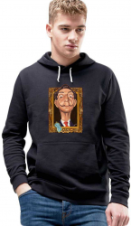 Hanorac Barbati Negru - Dali - Frame L 