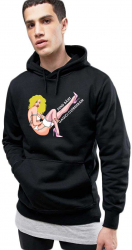 Hanorac Barbati Negru - Fiind Baiet Cutreieram 2XL 