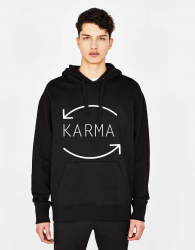Hanorac Barbati Negru - Karma 2XL 