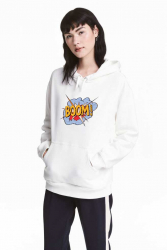 Hanorac dama alb - Boom S 