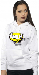 Hanorac dama alb - Smile M 