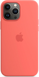 Husa spate Apple MML62FE/A Silicone Case cu MagSafe pentru iPhone 13 Mini Pink Pomelo Blister 