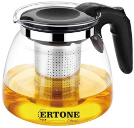 Ceainic sticla cu infuzor Ertone ERT-MN 451 1100 ml 6 cesti Transparent 