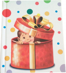 Carte personalizata cu o fotografie Un cadou special Povestea bebelusului 21 x 17 cm 