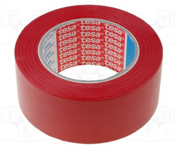 Banda Adeziva Marcare Tesa Rosu 50mm x 33m - LCMTS607696 