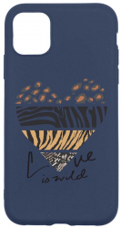 Husa Silicon Compatibila cu Apple iPhone 11 Pro Max Love Is Wild rezistenta la uzura Alaskan Blue AB 762 