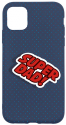 Husa Silicon Compatibila cu Apple iPhone 11 Super Dad rezistenta la uzura Alaskan Blue AB 161 
