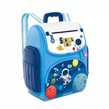 Pusculita-rucsac pentru copii astronaut albastru