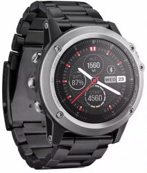 Curea Metalica MTP compatibila cu Garmin Fenix 5 Plus 26mm Negru 