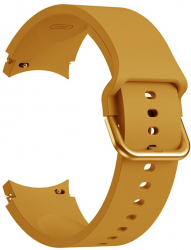 Curea Silicon Smooth MTP Compatibila Galaxy Watch 4 40mm Galben mustar 