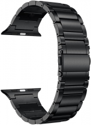 Curea Titan MTP Titanium Band compatibila Apple Watch 7 Model Super Usor 45 mm Negru 