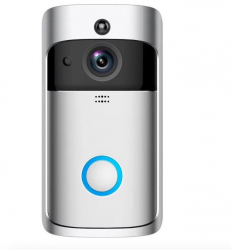 Interfon video inteligent sistem sonerie smart cu camera video HD night vision microfon detectia miscarii aplicatie dedicata 