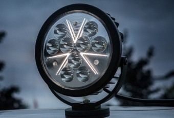 Proiector faza lunga cu DRL LED sRWM 3500 lm