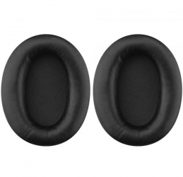 Set 2 bureti de schimb MTP pentru casti HyperX Cloud II 2 Gaming Over-Ear Negru Piele ecologica 