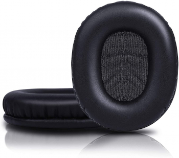 Set 2 bureti MTP pentru Audio-Technica ATH-SX1 ATH-M40x M50 M50S M20 M30 M40 Protein Leather Negru 