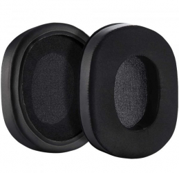 Set 2 bureti MTP pentru casti Audio-Technica ATH M50X M50XBT M50 M40X M30 M20 M10 ATH-MSR7 Over-Ear - Negru gel 