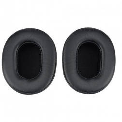 Set 2 bureti MTP pentru casti Audio-Technica ATH M50X M50XBT M50 M40X M30 M20 M10 ATH-MSR7 Over-Ear Piele Naturala Negru 