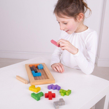 Bigjigs - joc de logica - tetris 