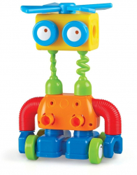 Learning resources - hai sa construim - 1 2 3 robotel colorat 