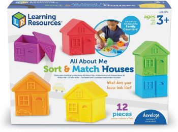 Learning resources - joc de sortare - casute colorate 