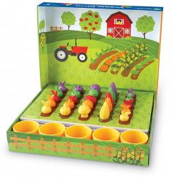 Learning resources - set pentru sortat - gradina de la ferma 